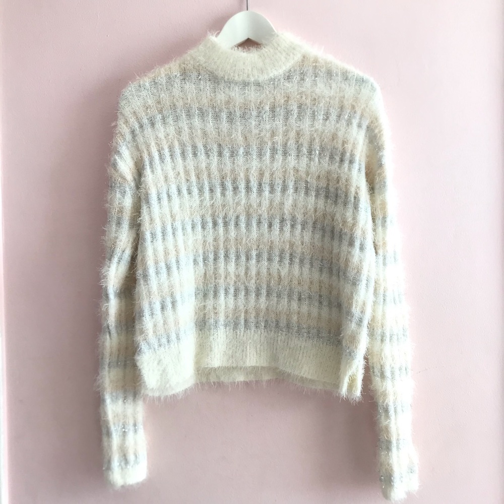 Candie’s Furry Long Sleeve Blouse